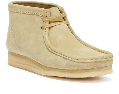 Clarks Wallabee Suede Heren Beige Laarzen - maat