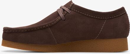 Clarks WallabeeEVO Donkerbruine Suède Schoenen - EU 44 / UK 9.5