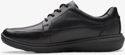 Clarks Watchet Kant Zwarte Leren Schoenen