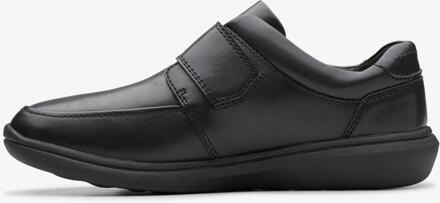Clarks Watchet Strap Zwarte Leren Schoenen - EU 45.5 / UK 10.5