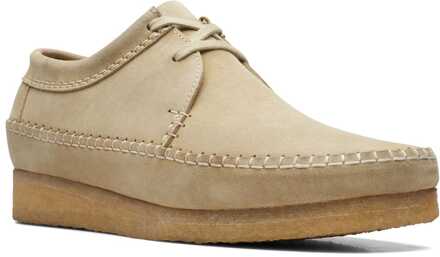 Clarks Weaver Suède herenschoenen in bruin