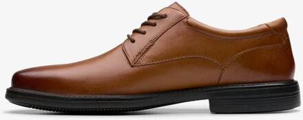 Clarks Wendell LaceII Tan Leren Schoenen Bruin - EU 44 / UK 9.5