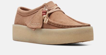 Clarks Women's Clarks Wallabee Cup Shoes in Beige - EU 39/ UK 6