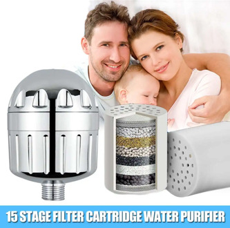 Class 15 High Quality Purification Bathroom Shower Filter Bathing Water Filter Purifier Water Treatment Health Softener