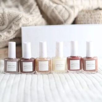 Classic 24K Gold Leaf Nail Polish Gift Set 6 pcs