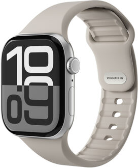 Classic Band 2 bandje voor de Apple Watch Series 1 t/m 9 / SE (38/40/41 mm) | Series 10 / 11 (42 mm) - Cream Beige - 41 mm