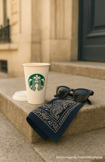 Classic Bandana Paisley Sjaal Marine Marineblauw