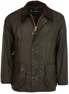 Classic Bedale Wax Jacket Barbour , Groen , Heren - 38,42