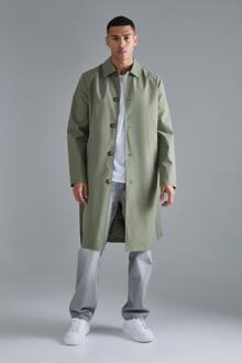 Classic Belted Trench Coat, Khaki - L