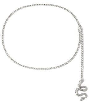 Classic Dragon Tailleband Broek Keten Vrouwen Taille Ketting Mode Vrouwen Riem Keten Vrouwelijke Riem Metalen Cains Zilver