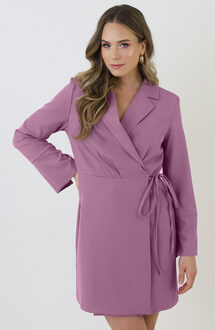 Classic Elegant Blazer Dress Mauve 2.0 Roze