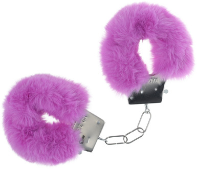 Classic Fluffy Handboeien - Paars