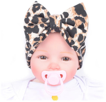 Classic Headbands For Girls Children's Hairband Baby Leopard Hair Band Stretch Bow Hair Accessories Babies Kids Headbands
