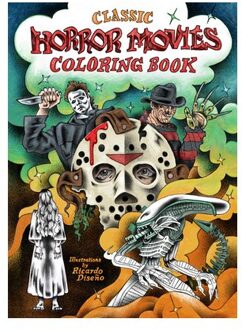 Classic Horror Movies Coloring Book - Ricardo Diseno