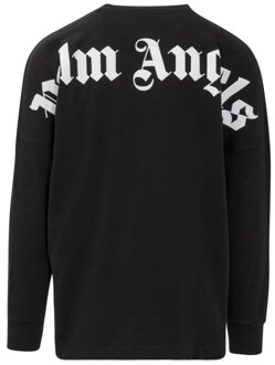 Classic Logo Long Sleeve Black T-Shirt Zwart