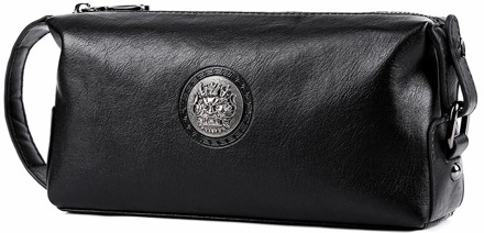 Classic Men Wallet Credit Card Holder Coin Pocket Men's Clutch Bag Leather Wristlet Purse For Men Money Bag Document Long Wallet