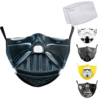 Classic Movie Star War Cosplay Print Face Mask Adult Kid Washable Masks Fabric Reusable PM2.5 Filters Dust Proof