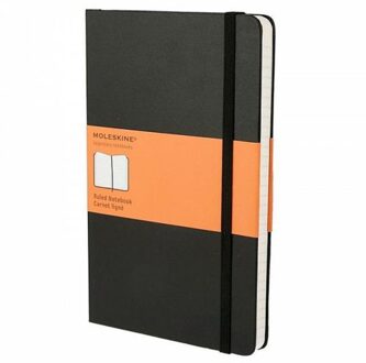 Classic Notitieboek Hard Cover - Large - Zwart - Stippen