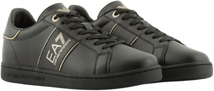 Classic Perf Sneakers Heren zwart - goud - 44 2/3