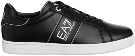 Classic Perf Sneakers Heren zwart - wit - goud - 43 1/3