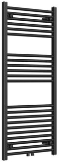 Classic radiator 60x120cm recht middenaansluiting 561watt mat zwart AF-CN60120B Zwart mat