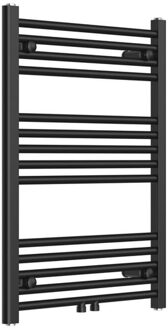 Classic radiator 60x80cm recht middenaansluiting 362watt mat zwart AF-CN6080B Zwart mat