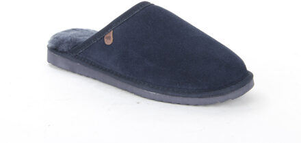 Classic Suede Pantoffels - Dark navy - Maat 40