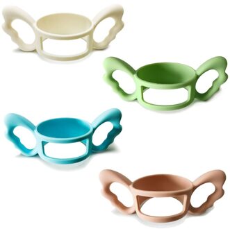 Classic Zuigfles Handvatten Baby Verpleging Flessen Handgrepen Te Handgrepen Geschikt Voor Hegen Size 2.3X5.9inch H3CD Grijs