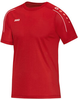 Classico T-shirt Junior  Sportshirt - Maat 128  - Unisex - blauw/wit