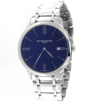 Classima 10382 Quartz Blauwe Wijzerplaat Horloge Baume et Mercier , Blue , Dames - ONE Size