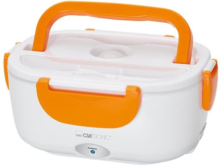 Clatronic LB 3719 Elektrische lunchbox Wit, Oranje