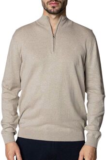 Claude Half Zip Knit Sweater Heren - M