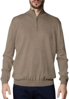 Claude Half Zip Knit Sweater Heren - XL