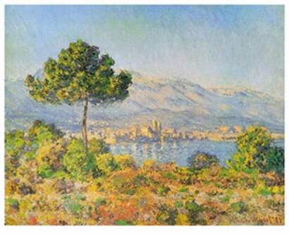 Claude Monet - Antibes, 1888 Kunstdruk 71x56cm