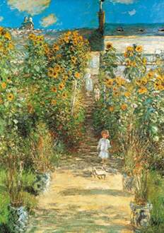 Claude Monet - Il Giardino Di Monet Kunstdruk 70x100cm