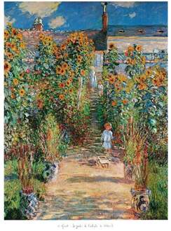 Claude Monet - Le Jardin De L'artiste Kunstdruk 50x70cm