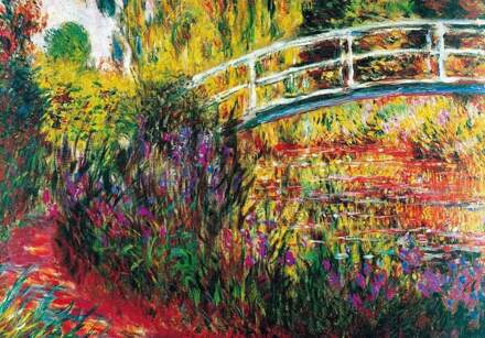 Claude Monet - Le Pont Japonais Kunstdruk 100x70cm