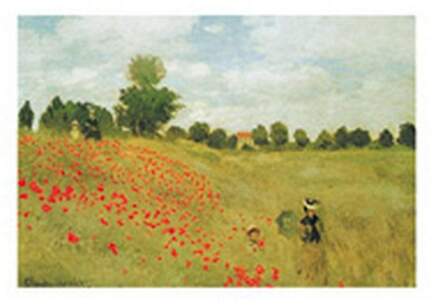 Claude Monet - Papaveri Kunstdruk 70x50cm