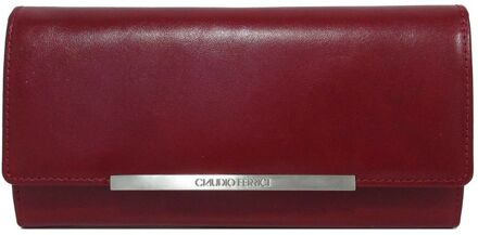 Claudio Ferrici Classico Purse red