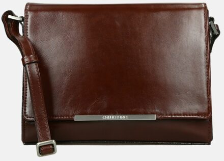 Claudio Ferrici Classico schoudertas M brown