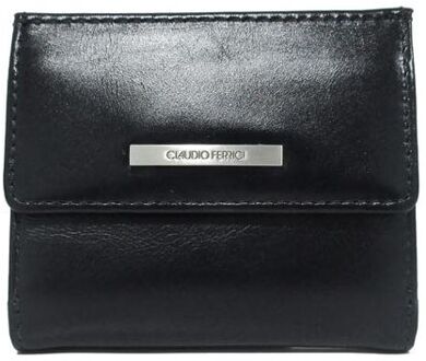 Claudio Ferrici Classico Wallet navy dames portemonnee Blauw - H 9 x B 10 x D 2 cm