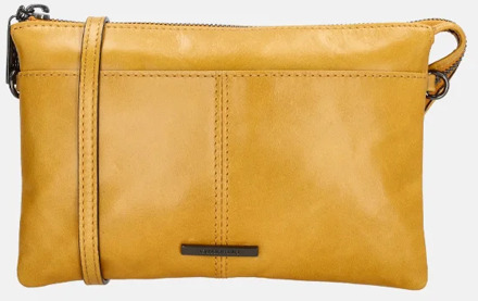 Claudio Ferrici crossbody tas sunflower Geel