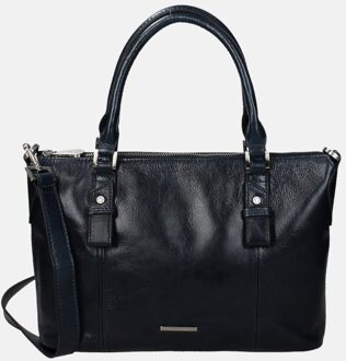 Claudio Ferrici Pelle Vecchia Handtas Tote Navy