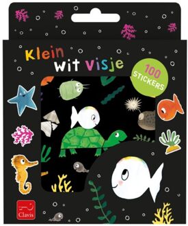 Clavis Klein wit visje stickerset. 3+