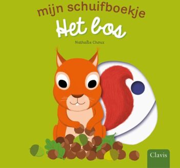 Clavis Mijn schuifboekje: Het bos (karton). 1+