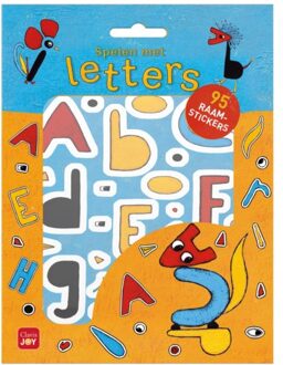 Clavis Spelen met letters stickerset. 3+