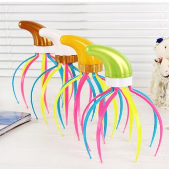 Claw Massager Body Massager Octopus Hoofd Hoofdhuid Hals Equipment Stress Release Relax Massage Pijnbestrijding Head Care willekeurig 1stk