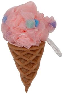 Clayre & Eef Badspons ijs Ø10x20cm roze