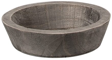 Clayre & Eef Decoratie schaal Ø15x4cm bruin