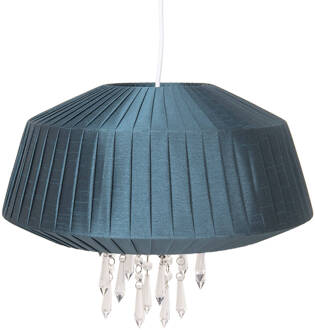 Clayre & Eef Hanglamp Ø 40x33 cm Blauw Groen Kunststof Hanglamp